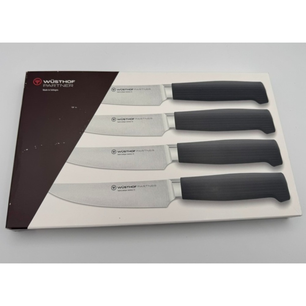 Wusthof‎ Partner 4pc Steak Knife Set Straight Edge